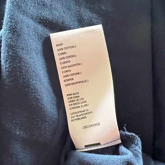 Anthropologie Daily Practice Graphic T-Shirt Midi Dress L - Picture 5 of 6